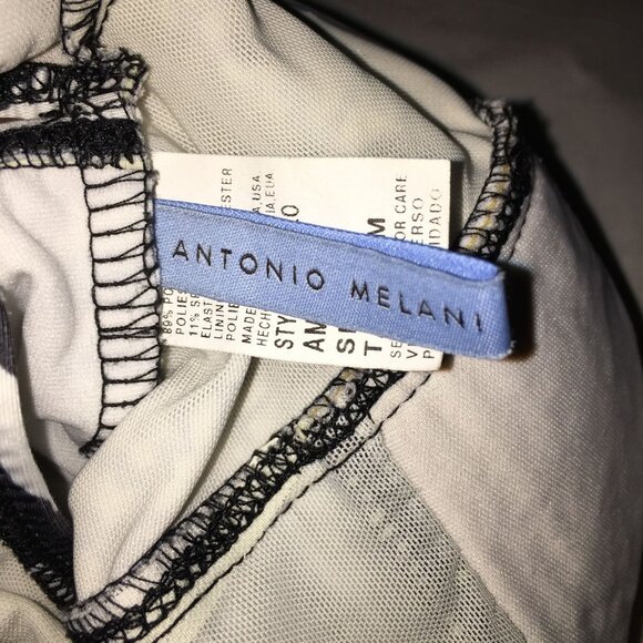 Antonio Melani Zebra Print Tankini Top Padded Bust Adjustable Straps Size M - Picture 4 of 7